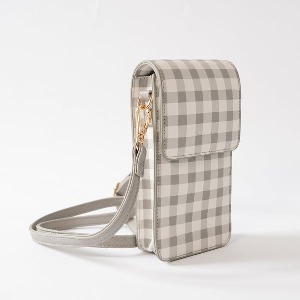 Kaisercraft Kaiser Crossbody Phone Bag - Sage Gingham