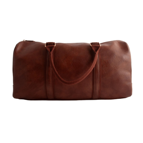 kaisercraft Kaiser Faux Leather Structured Duffle Bag - TAN