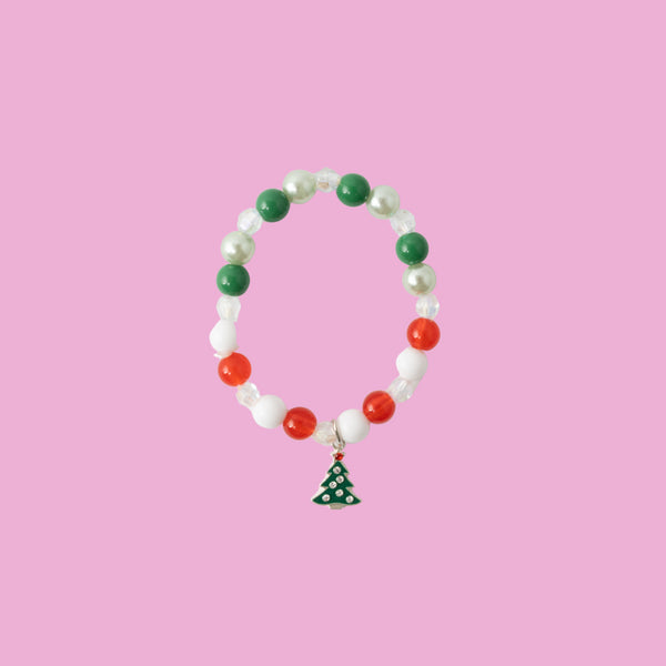 Kaisercraft Kaiser Mini Christmas Bead Charm Bracelet - Tree