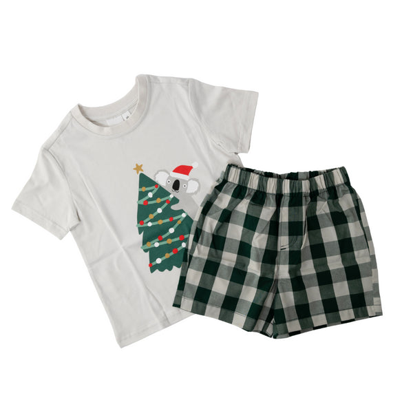 Kaisercraft Kaiser Mini Christmas PJ Set - Size 4-5 Years - KOALA CHRISTMAS