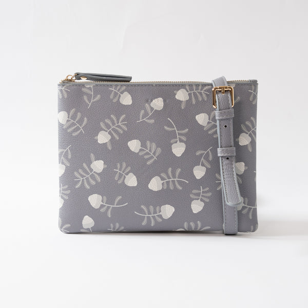 Kaisercraft Kaiser Rectangle Shoulder Bag - Grey Waratah