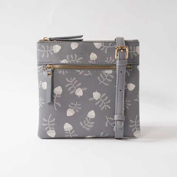 Kaisercraft Kaiser Square Shoulder Bag - Grey Waratah