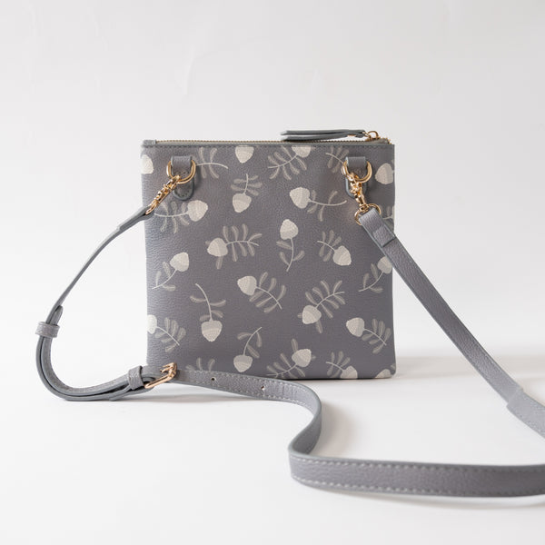 Kaisercraft Kaiser Square Shoulder Bag - Grey Waratah
