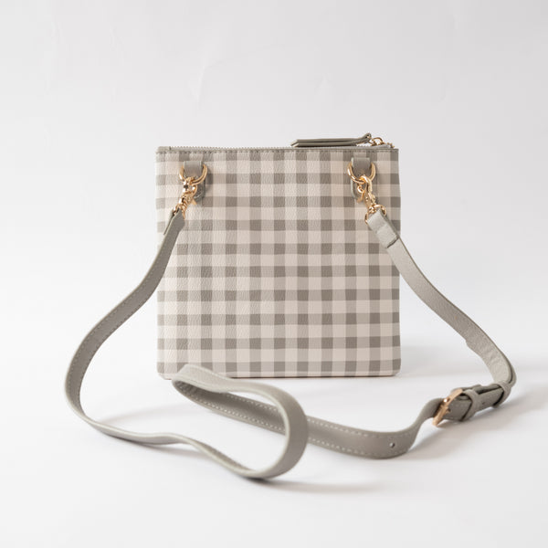 Kaisercraft Kaiser Square Shoulder Bag - Sage Gingham