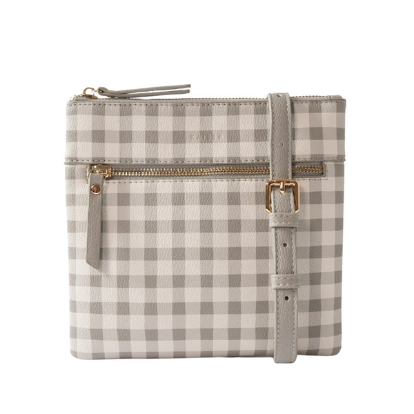 kaisercraft Kaiser Square Shoulder Bag - Sage Gingham