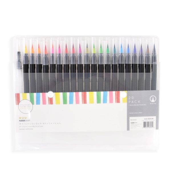 kaisercraft Kaisercolour Watercolour Brush Pen 20pk