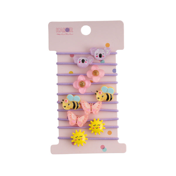 kaisercraft 10Pk Novelty Hair Tie Set - Summer