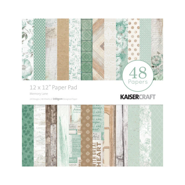 kaisercraft 12 x 12 Paper Pad - Memory Lane