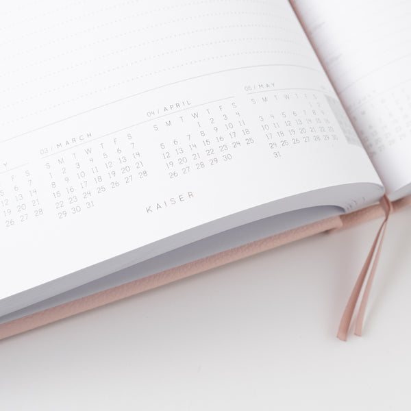Kaisercraft 2026 A4 Daily Diary - Pink Petals