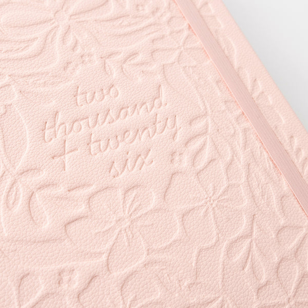 Kaisercraft 2026 A4 Daily Diary - Pink Petals