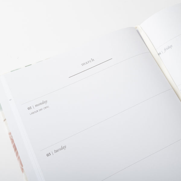 Kaisercraft 2026 A4 Weekly Diary - Blossoms