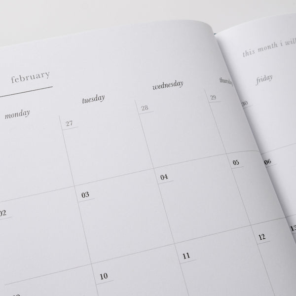 Kaisercraft 2026 A5 Weekly Diary - Indigo Flora