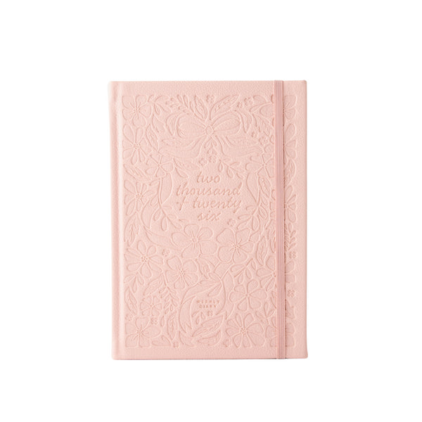 kaisercraft 2026 A5 Weekly Diary - Pink Petals