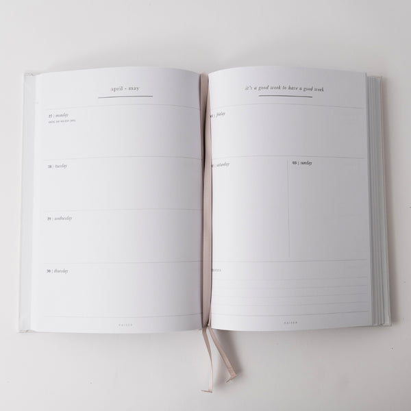 Kaisercraft 2026 A5 Weekly Diary - Wreath