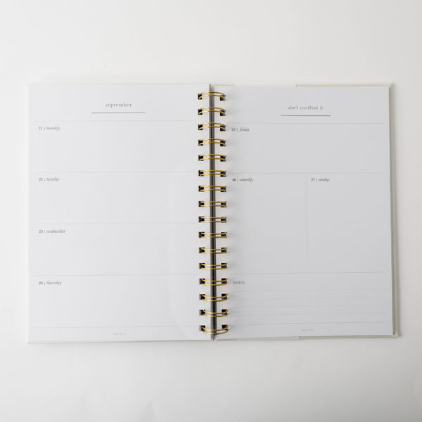 Kaisercraft 2026 A5 Weekly Spiral Diary - Foliage