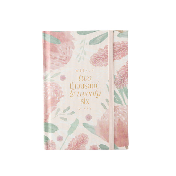 kaisercraft 2026 A6 Weekly Diary - Blossoms