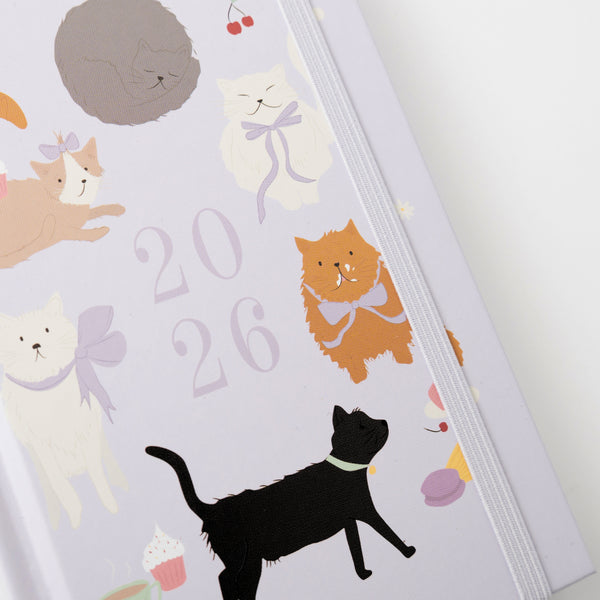 Kaisercraft 2026 A6 Weekly Diary - Kit-Tea Cat