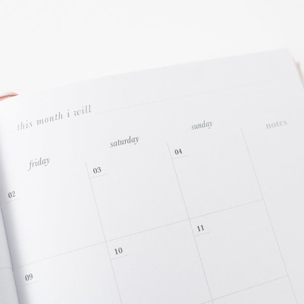 Kaisercraft 2026 A6 Weekly Diary - Pink Petals