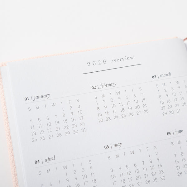 Kaisercraft 2026 A6 Weekly Diary - Pink Petals