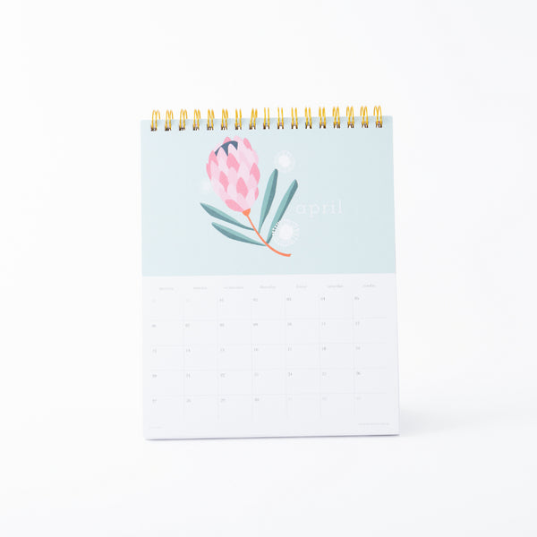 Kaisercraft 2026 Desk Calendar - Indigo
