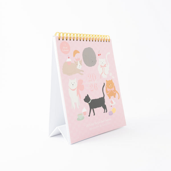 Kaisercraft 2026 Desk Calendar - Kit-Tea Cat