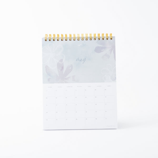 Kaisercraft 2026 Desk Calendar - Plumberry