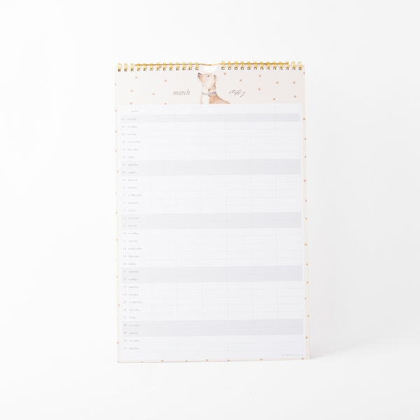 Kaisercraft 2026 Family Calendar - Dog Lover