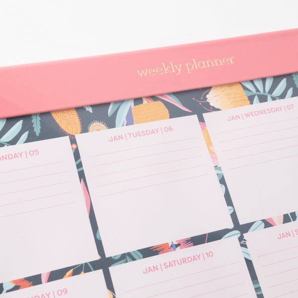 Kaisercraft 2026 Large Weekly Desk Planner - Indigo