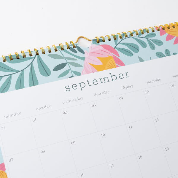 Kaisercraft 2026 Square Spiral Calendar - Indigo