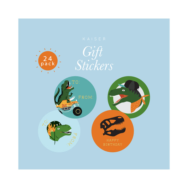 kaisercraft 24Pk Wrap Stickers - Jurassic