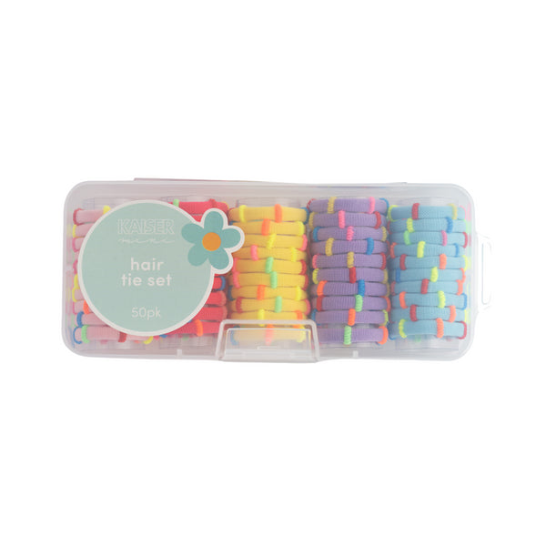 kaisercraft 50Pk Hair Tie Set - Brights