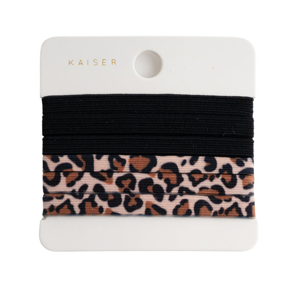 kaisercraft 6Pk Animal Print Hair Ties