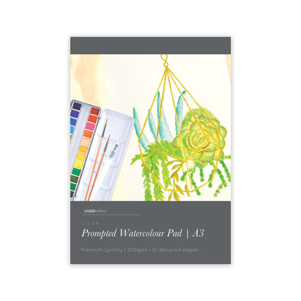 kaisercraft A3 Watercolour Prompted Book - Lush