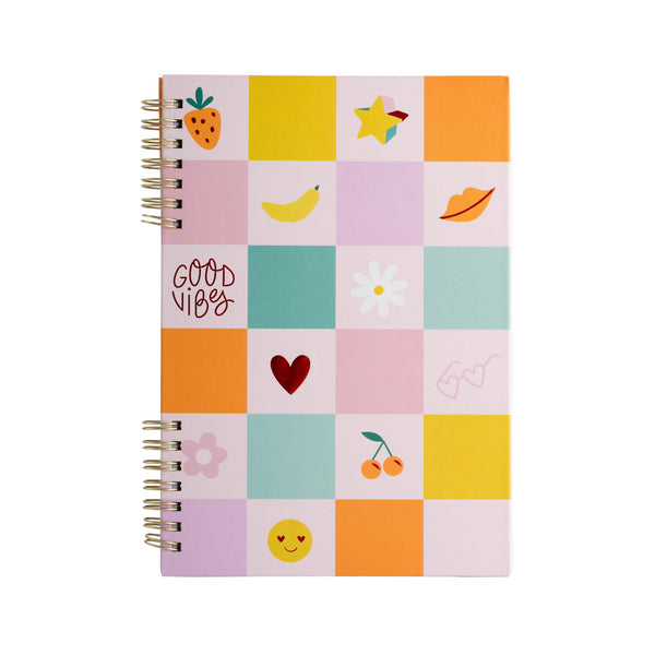 kaisercraft A5 Spiral Notebook - Sunny