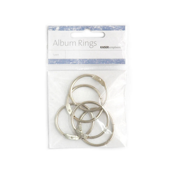 kaisercraft Album Rings - 3.5cm Silver