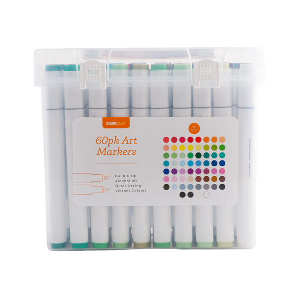 kaisercraft Art Markers 60pk