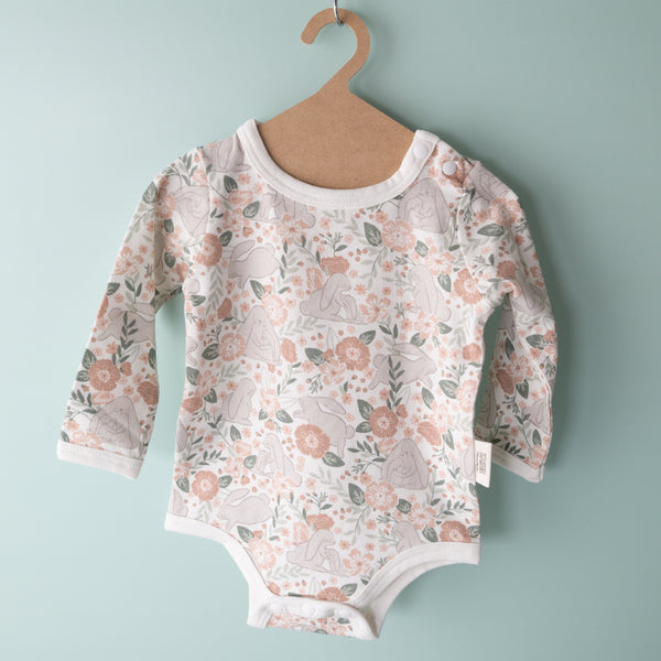Kaisercraft Baby Bodysuit - BUNNY Size 0-3M
