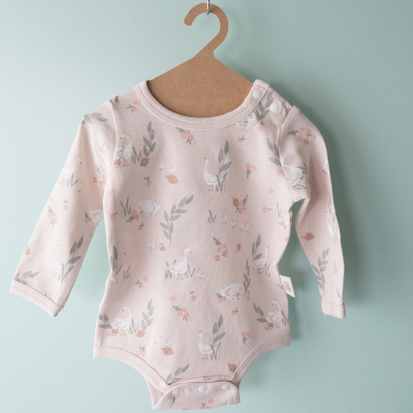 kaisercraft Baby Bodysuit - GEESE Size 3-6M
