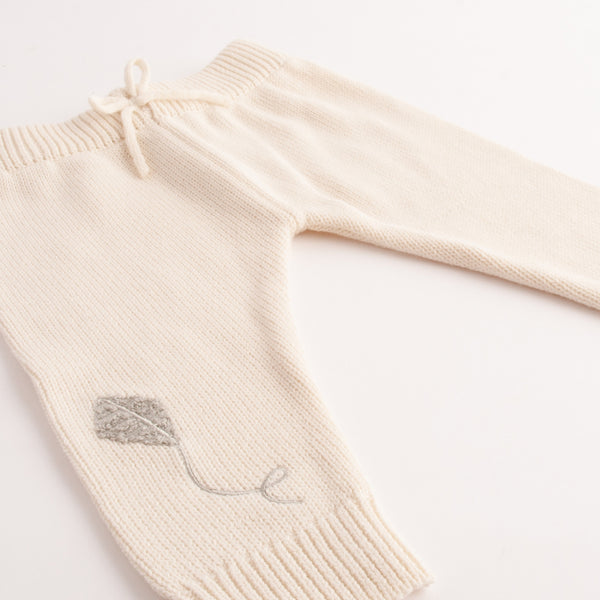 Kaisercraft Baby Knit Jogger - CREAM Size 6-12M