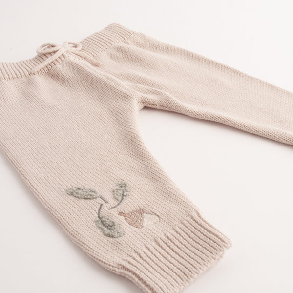 Kaisercraft Baby Knit Jogger - OATMEAL Size 6-12M