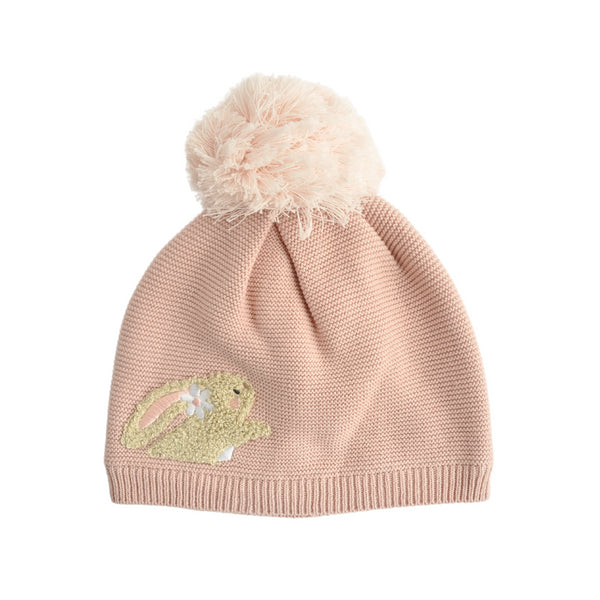 kaisercraft Baby Knitted Beanie - Bunny 6-12M