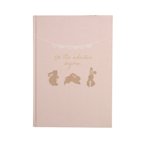 kaisercraft Baby Milestone Book - Playful Bunnies