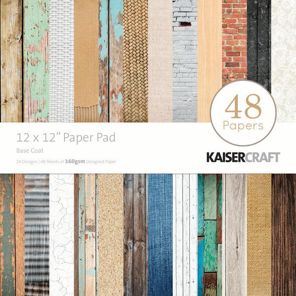 kaisercraft Basecoat 1 - 12 x 12 Paper Pad