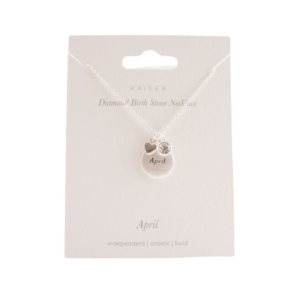 kaisercraft Birth Month Necklace - APRIL