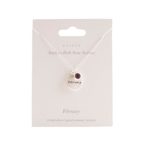 kaisercraft Birth Month Necklace - FEBRUARY