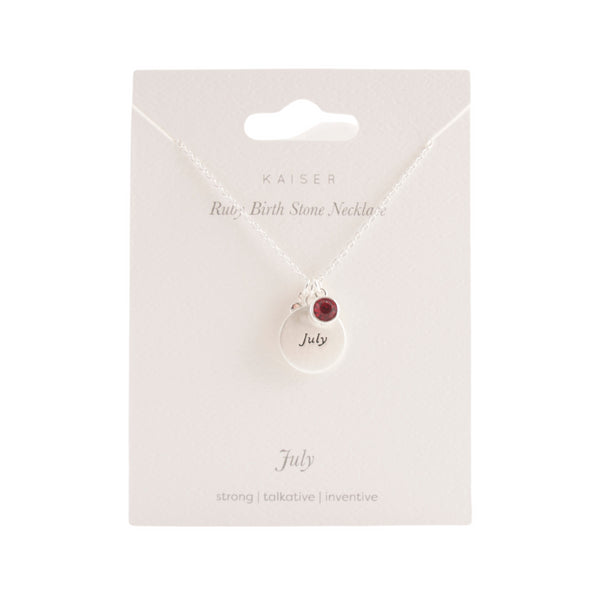kaisercraft Birth Month Necklace - JULY