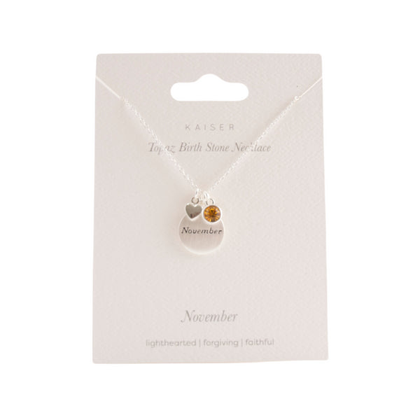 kaisercraft Birth Month Necklace - NOVEMBER