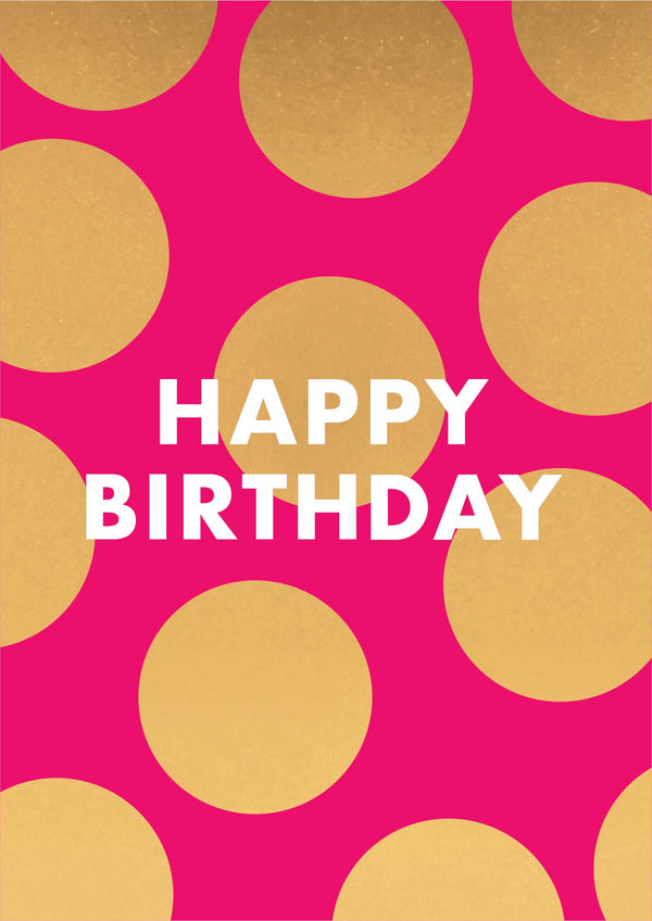 kaisercraft Birthday Card - BIRTHDAY POLKA