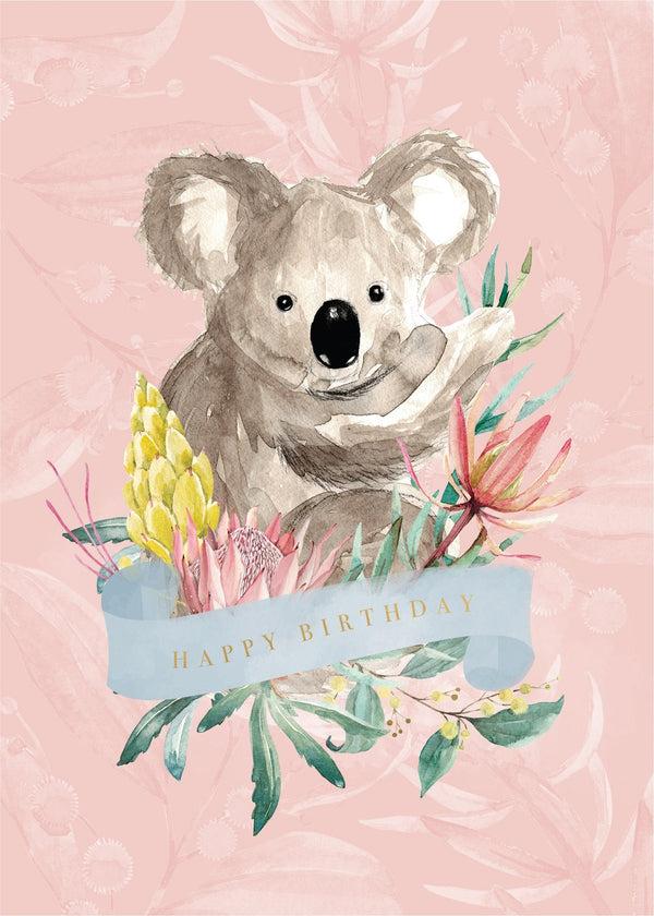 kaisercraft Birthday Card - Koala