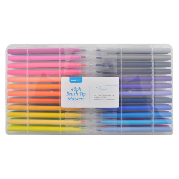 kaisercraft Brush Tip Markers 48pk